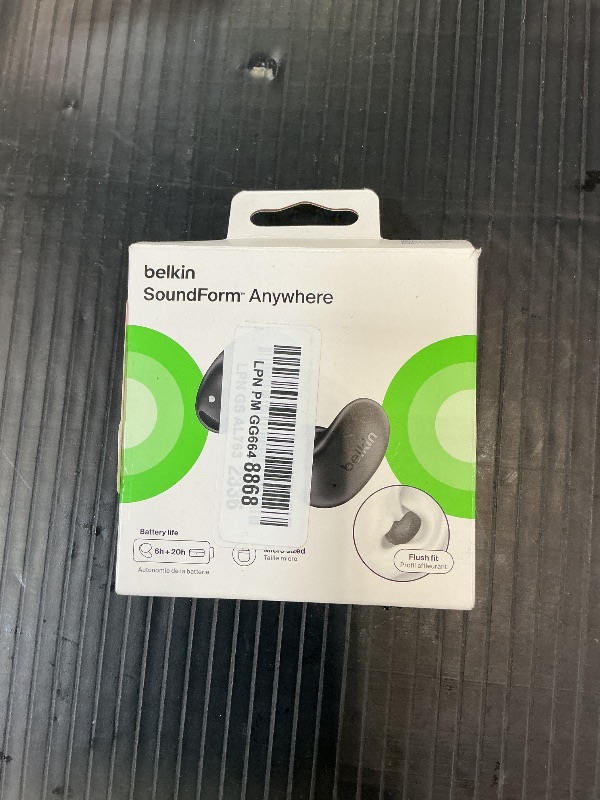 Photo 1 of Belkin SoundForm Anywhere Ultra-Compact True Wireless Earbuds