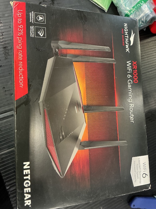 Photo 1 of NETGEAR Nighthawk XR1000 WiFi 6 Gaming Router