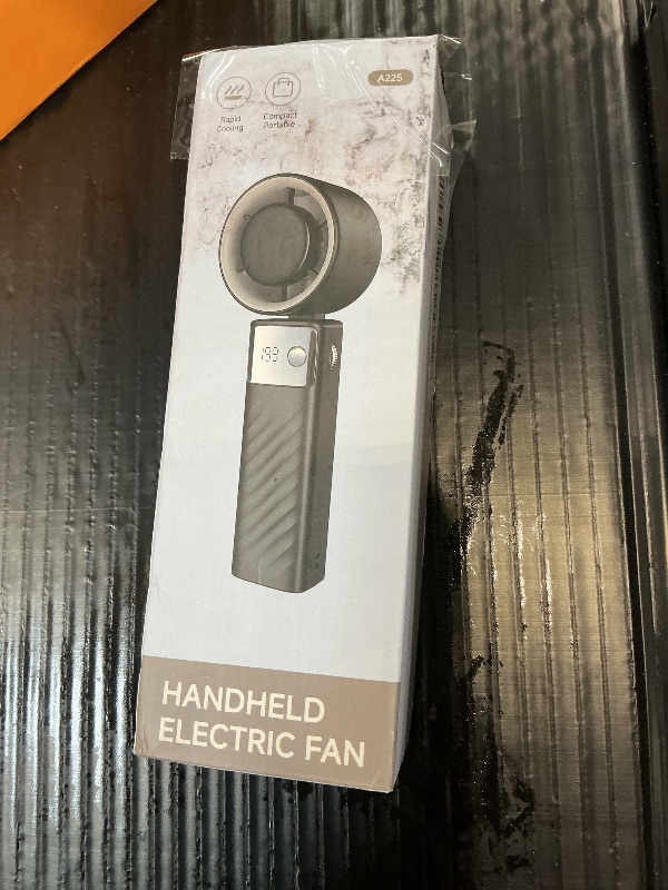 Photo 1 of YOSHENMO Portable Handheld Turbo Fan - 1-199 Speed, 20H Runtime, LED Display