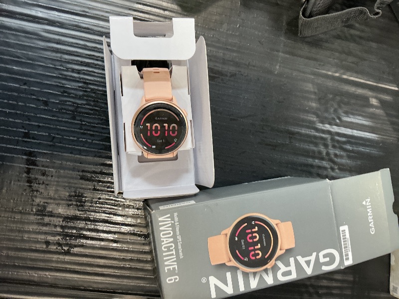 Photo 1 of Garmin vívoactive® 6 Smartwatch Pink Dawn