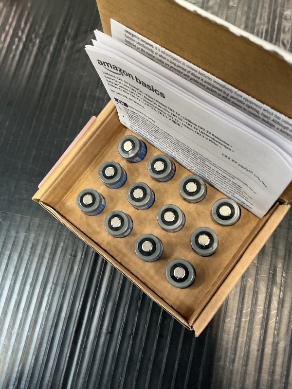 Photo 1 of Amazon Basics CR2 Lithium Batteries, 12-Count