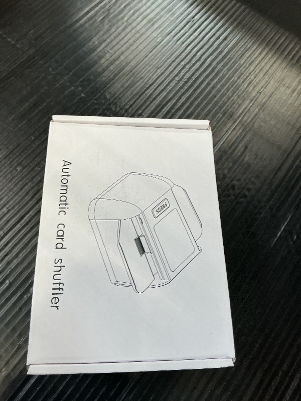 Photo 1 of Svertmer Automatic Card Shuffler - Electric, Rechargeable, White