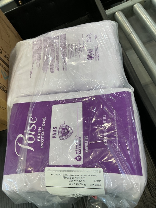 Photo 1 of Poise Incontinence Pads, 5 Drop Maximum Absorbency, 96ct