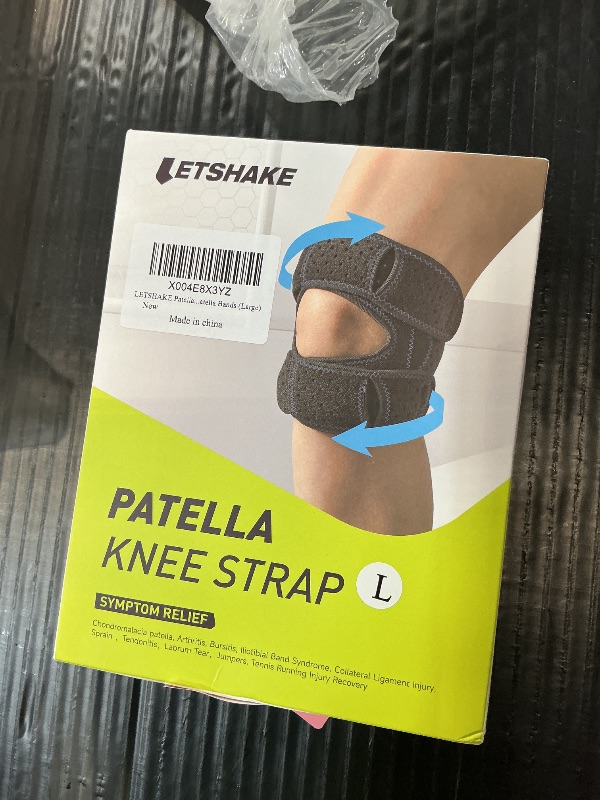 Photo 1 of LETSHAKE Patellar Knee Brace - Large, Black