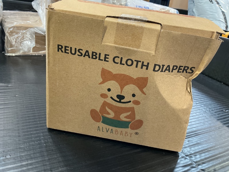 Photo 1 of ALVABABY Baby Cloth Diapers 6 Pack with 12 Inserts