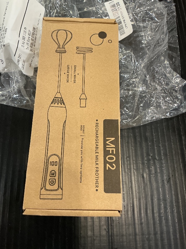Photo 1 of DAGKHE Rechargeable Milk Frother - Black
