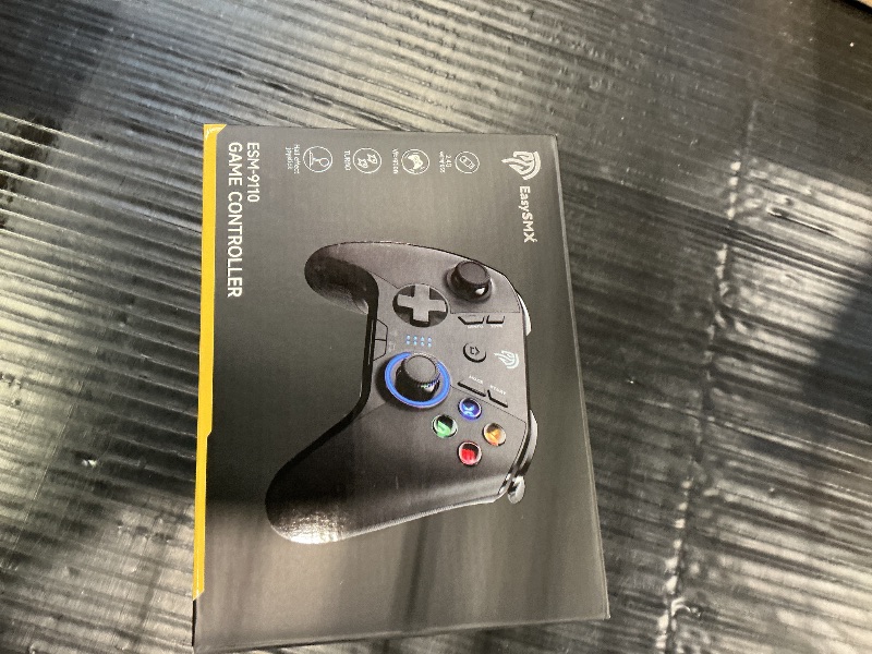 Photo 1 of EasySMX 2.4G Wireless Controller for PC,Steam Deck,PS3,Android TV,Black.