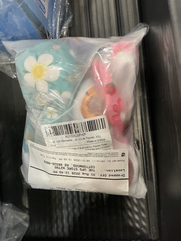 View 2 of Pet Soft Washable Female Dog Diapers - Cute Flower XS