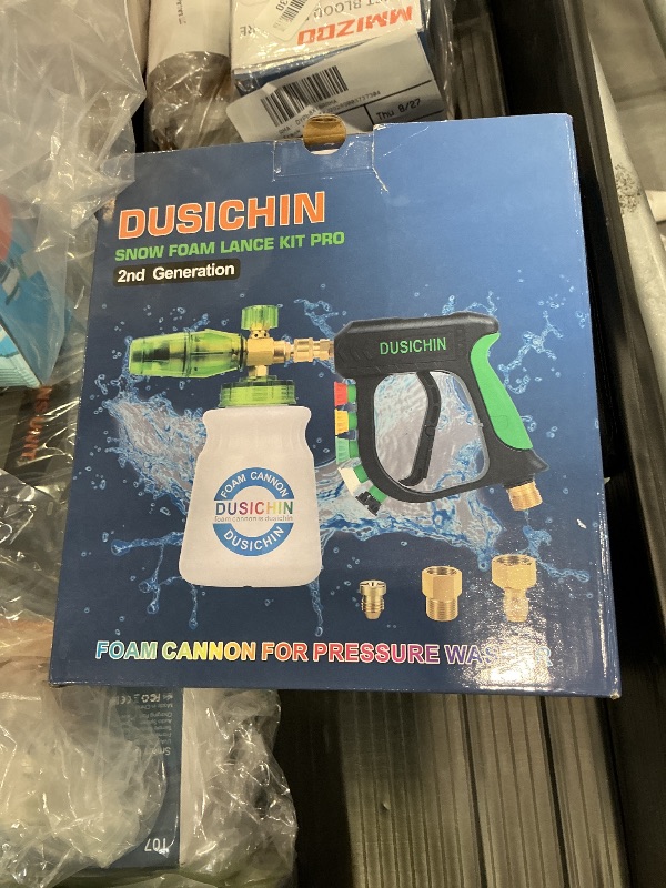 Photo 1 of DUSICHIN Pressure Washer Accessory Short Handle Foam Cannon