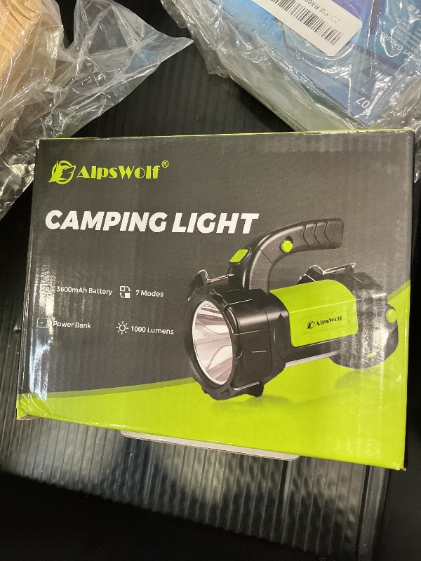 Photo 1 of AlpsWolf Rechargeable Camping Lantern - 800LM LED Flashlight