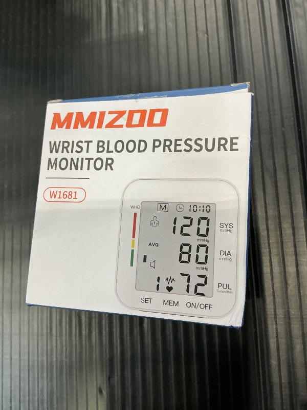 Photo 1 of MMIZOO Wrist Blood Pressure Monitor