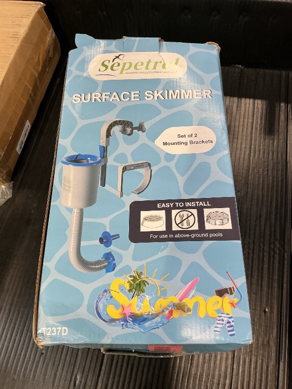 Photo 1 of Sepetrel Above Ground Pool Skimmer, 3.5 Liter Floating Pool Surface Skimmer