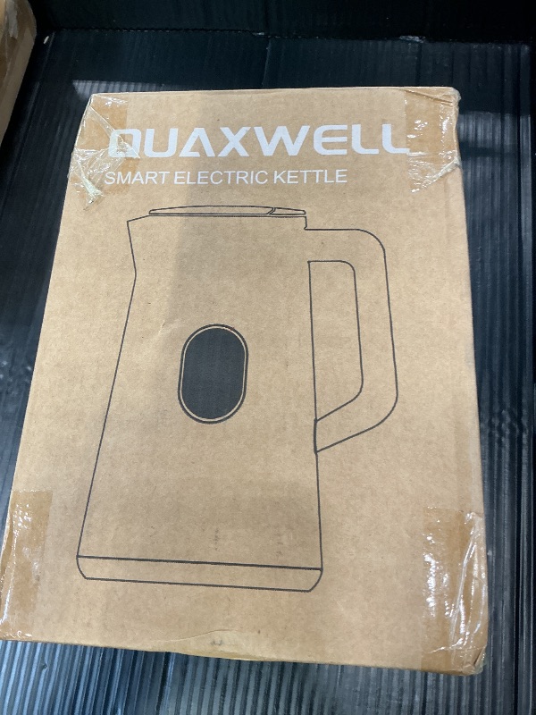 Photo 1 of QUAXWELL 1.5L Electric Kettle with Temperature Control, Cream White