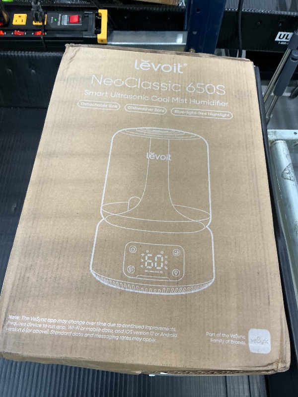 Photo 1 of Levoit Humidifiers for Bedroom Large Room, 6.2L Tank, Smart App, Quiet 26dB