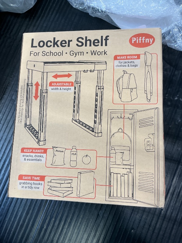 Photo 1 of Piffny Locker Organizer Shelf - Black