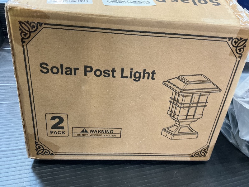 Photo 1 of Lffital 4x4 Solar Post Cap Lights - Black