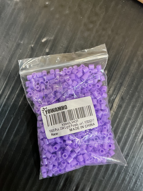 Photo 1 of Yowamho 1000 Pcs Fuse Beads - Light Purple