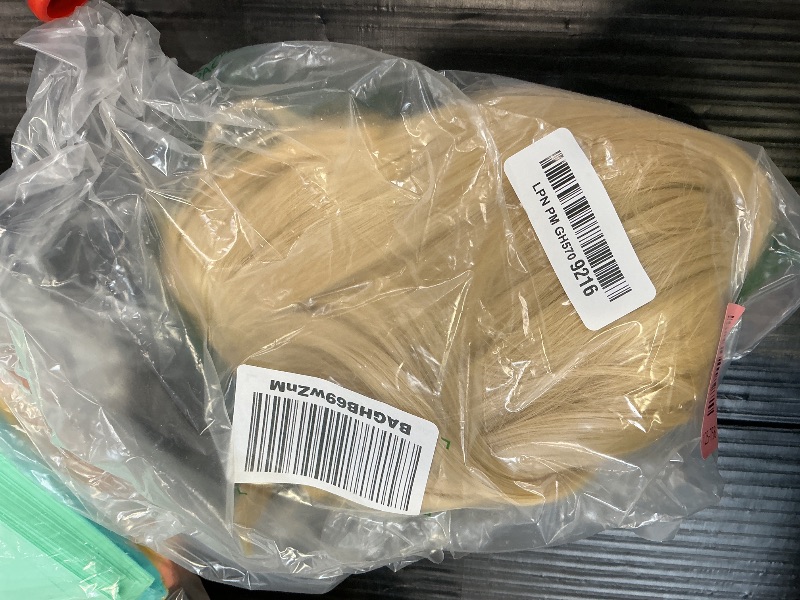 Photo 1 of VCAY Blonde Bob Wig with Bangs, 12 Inch