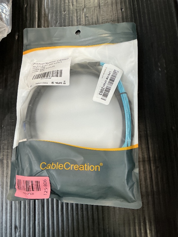 Photo 1 of CableCreation Mini SAS SFF-8088 to 4 SATA Cable 2m