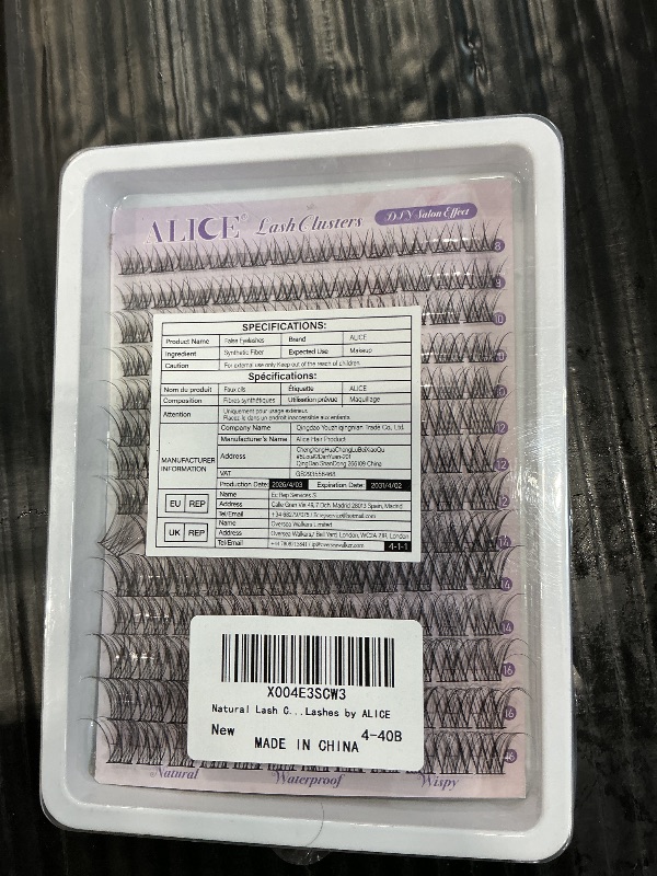 Photo 1 of ALICE Natural Lash Clusters - Wispy Individual Eyelash Extensions (168 Count)