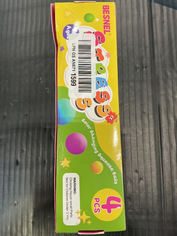 Photo 1 of BESNEL Stress Balls - Color Changing Squeeze Toys (4 Pack)