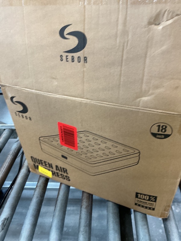Photo 1 of Sebor Queen Air Mattress with Built-in Pump