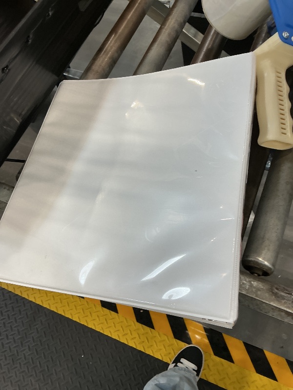 Photo 1 of SUNEE 3 Ring Binder - 2 Inch, White, Clear View Pockets
