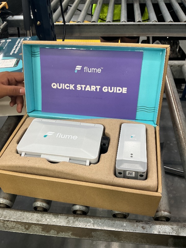 Photo 1 of Flume F2X Smart Home Water Monitor and Leak Detector (Newest Model) – Real-Time Water Usage Tracking, Indoor/Outdoor Leak Alerts, Irrigation & Sprinkler Monitoring, Easy No-Plumbing Installation
