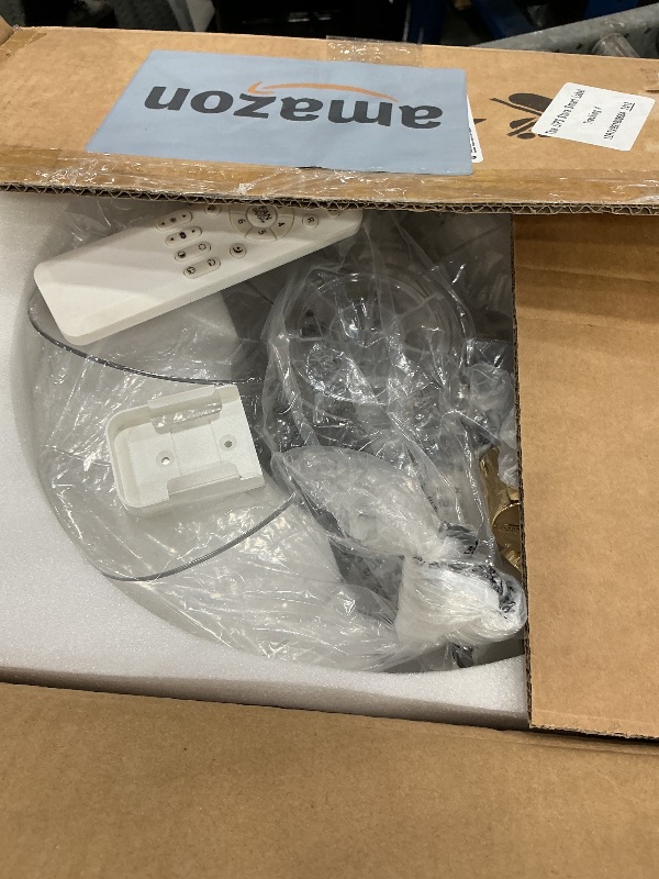 Photo 1 of DIAMONDFORGE Smart Ceiling Fan with Light - 20" WiFi Alexa White