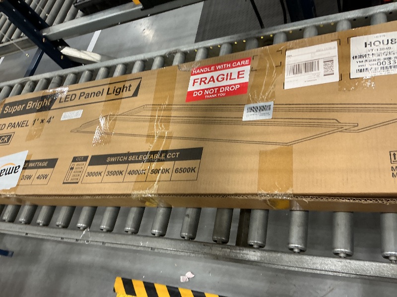 View 2 of JC-LGL 1x4 LED Flat Panel Light, Selectable 5CCT, 0-10V Dimmable, 5200LM