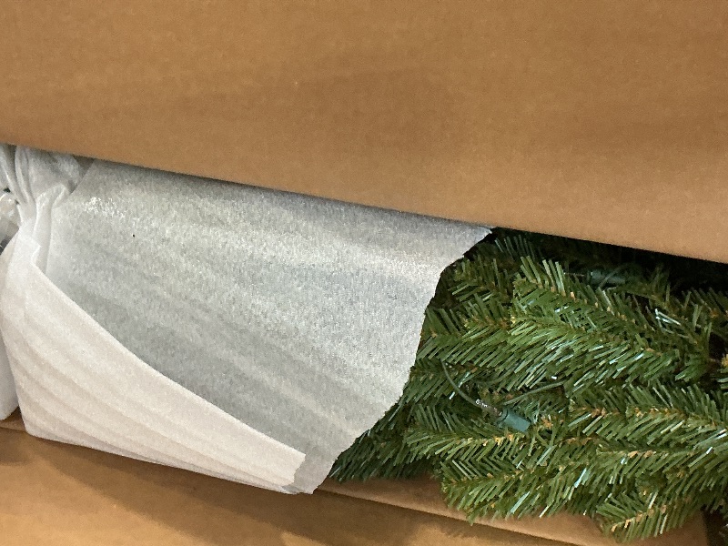 Photo 1 of National Tree Company 6ft Pre-Lit Hickory Cedar Artificial Christmas Tree