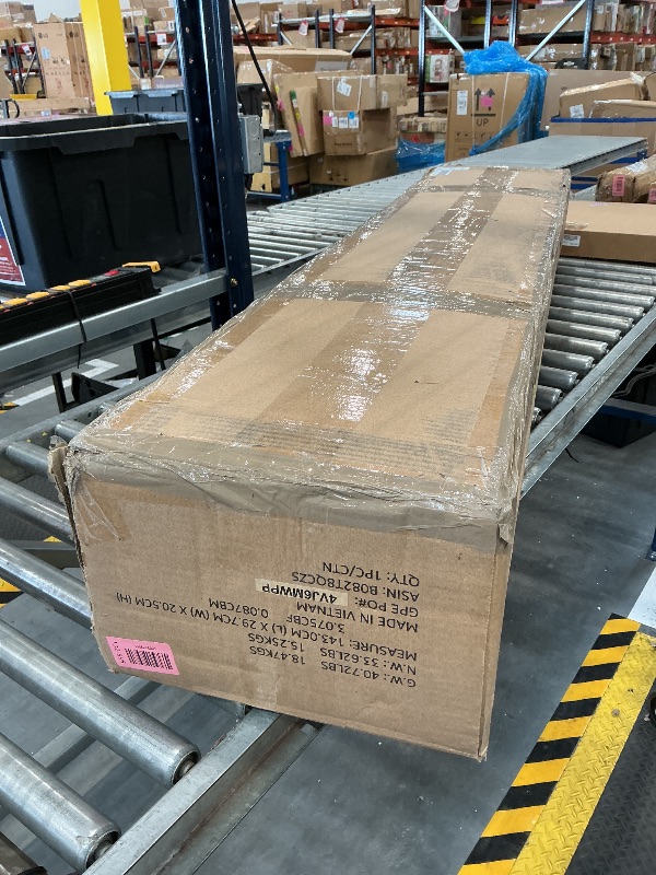 View 2 of Amazon Basics Box Spring Bed Base - Full, 74" x 53" x 7"