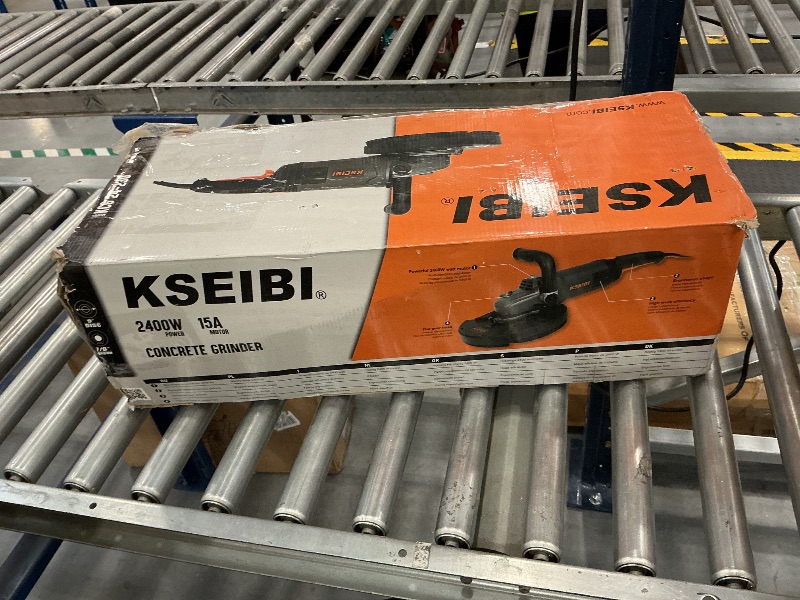Photo 1 of KSEIBI 7 Inch Concrete Grinder Angle Grinder Kit