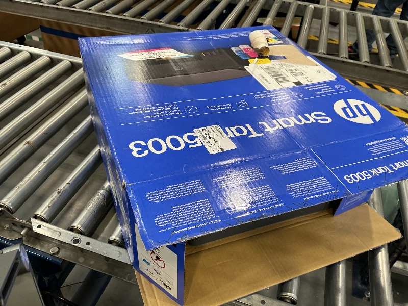 Photo 1 of HP Smart Tank 5003 Wireless All-in-One Ink Tank Printer, Scanner, Copier with up to 3 Years of Ink Included, Best-for-Home, Cartridge-Free Refillable, AI-Capable (D06BKA)