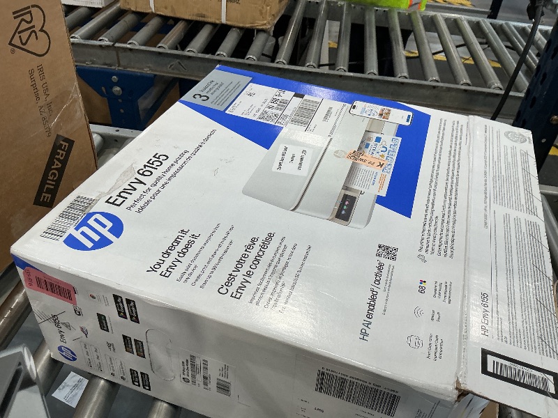 Photo 1 of HP Envy 6155 Wireless All-in-One Color Inkjet Printer, Print, Scan, Copy, Duplex Printing Best-for-Home, 3 Month Trial of Instant Ink Included, AI-Capable (C2WR7A) Portobello