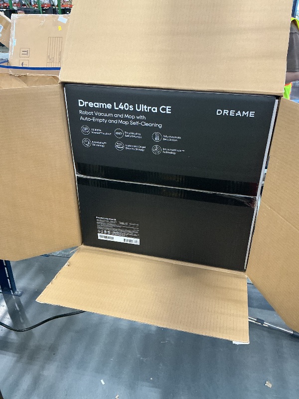 View 2 of dreame L40s Ultra CE Robot Vacuum and Mop with Self-Emptying, TriCut Brush
