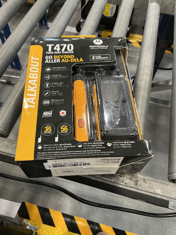 Photo 1 of Motorola Solutions T470 Two-Way Radio 2-Pack