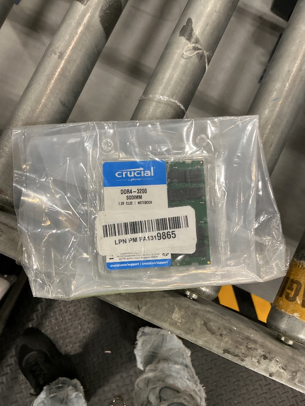 Photo 1 of Crucial 64GB DDR4 RAM Kit (2x32GB), 3200MHz (PC4-25600) CL22 Laptop Memory, SODIMM 260-Pin, Downclockable to 2933/2666MHz, Compatible with 13th Gen Intel Core and AMD Ryzen 7000 - CT2K32G4SFD832A