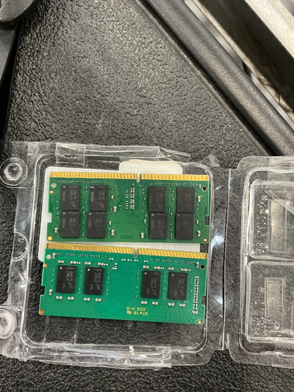 Photo 1 of Crucial 64GB DDR4 RAM Kit (2x32GB), 3200MHz (PC4-25600) CL22 Laptop Memory, SODIMM 260-Pin, Downclockable to 2933/2666MHz, Compatible with 13th Gen Intel Core and AMD Ryzen 7000 - CT2K32G4SFD832A