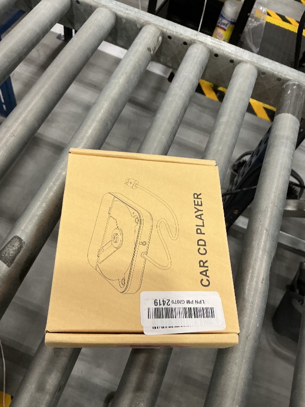 View 2 of ENVYCLOUD Portable Car CD Player - Black, USB/AUX