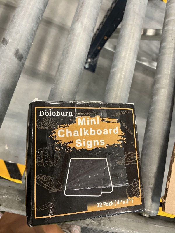 Photo 1 of Doloburn 12 Pack 4"x3" Mini Chalkboard Signs