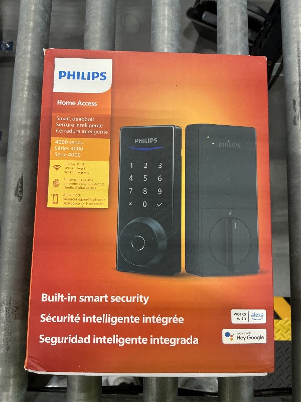 Photo 1 of Philips Wi-Fi Smart Door Lock, Fingerprint Door Lock