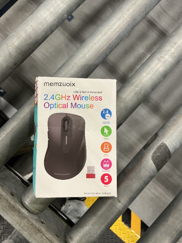 Photo 1 of memzuoix 2.4G Wireless Mouse, USB Receiver, Portable