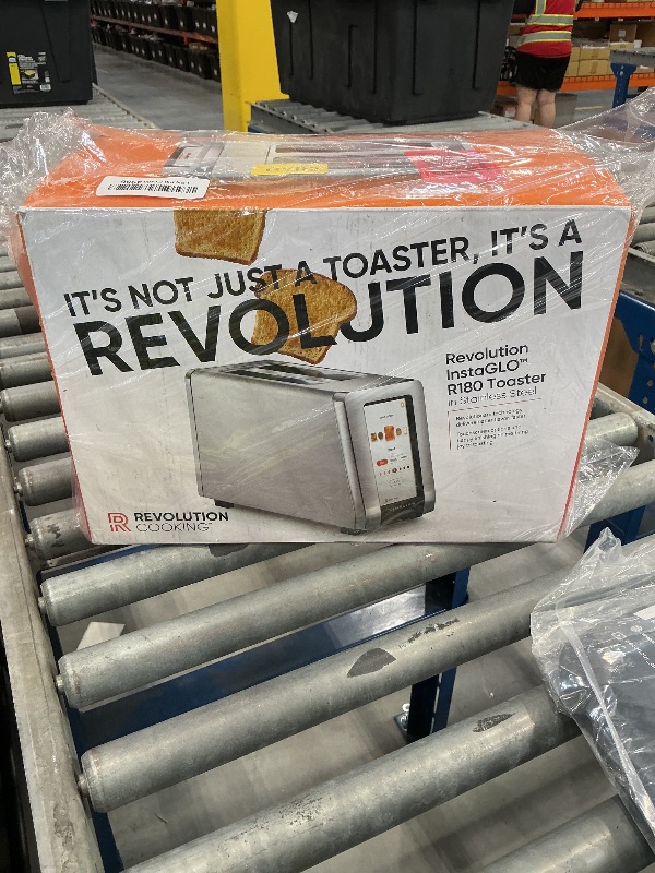 Photo 1 of Revolution R180S Touchscreen Toaster, 2-Slice Smart Toaster with Patented InstaGLO Technology & Panini Mode