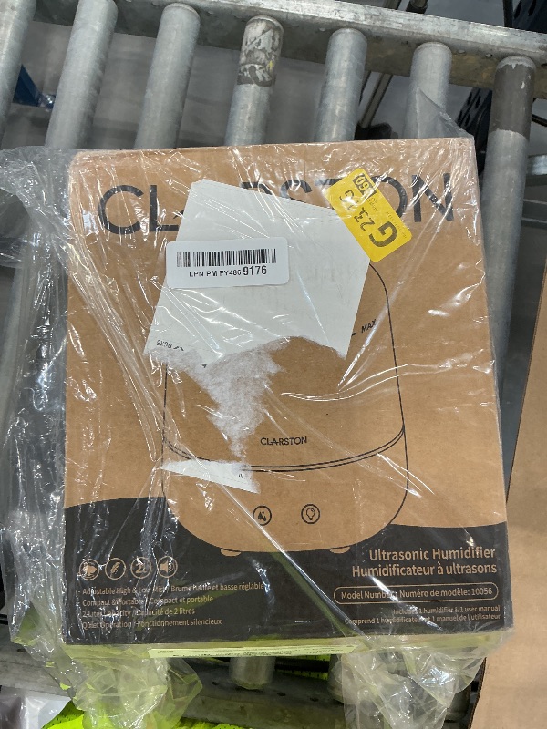 Photo 1 of Clarston Humidifiers for Bedroom, 2L Cool Mist Humidifier, 24dB Quiet Sleep