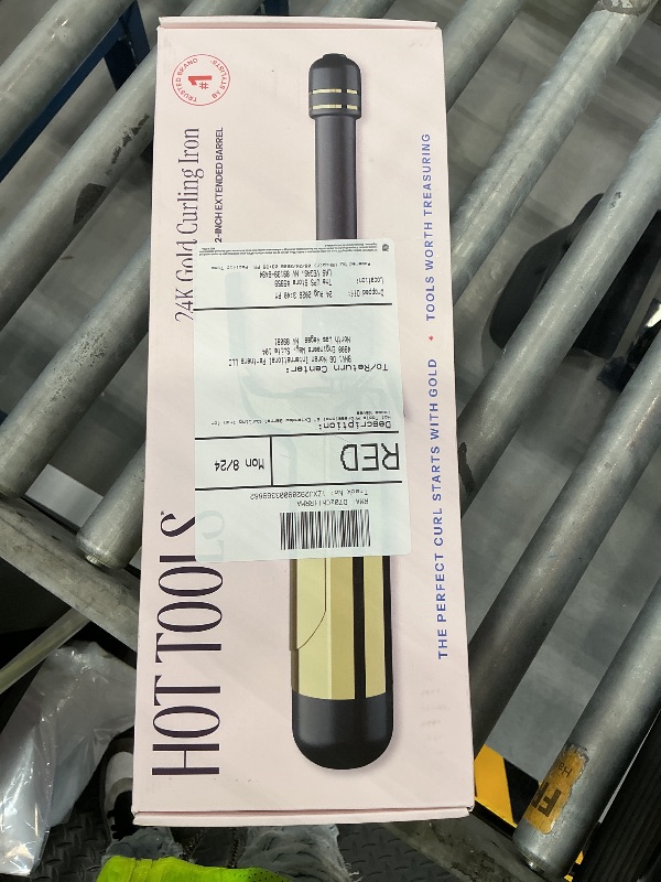 Photo 1 of HOT TOOLS 24K Gold Extended Barrel Curling Iron