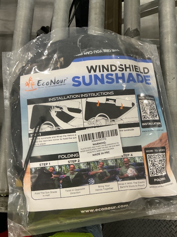 Photo 1 of EcoNour Car Windshield Sun Shade, Front Window Sun Blocker for SUVs,Sedan