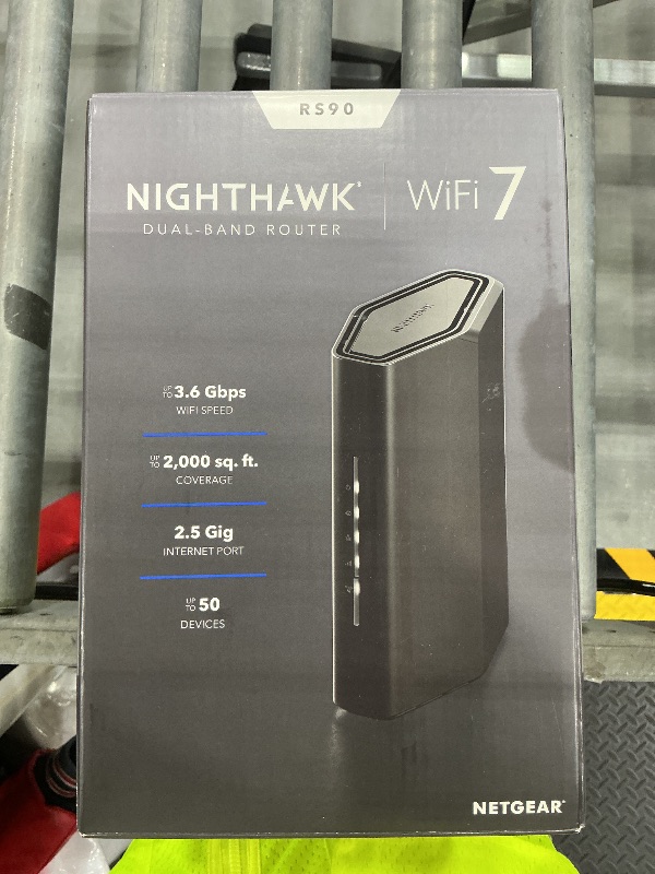 Photo 1 of NETGEAR Nighthawk RS90 WiFi 7 Router