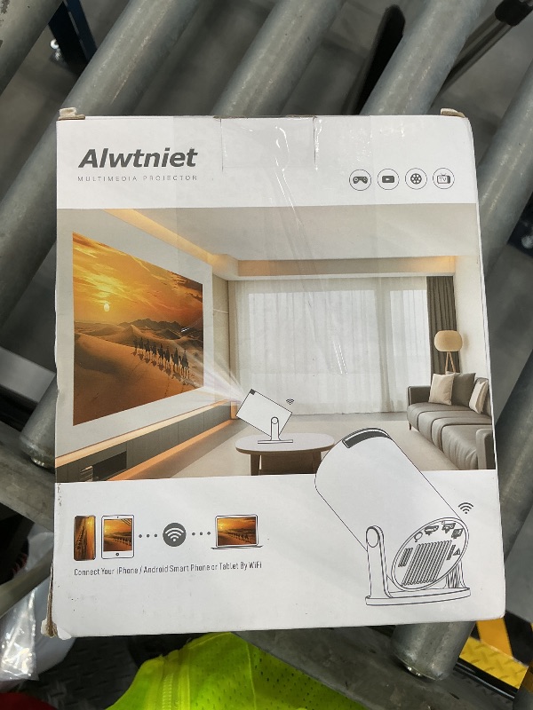 Photo 1 of Alwtniet HY300Pro Mini Projector, Portable 4K Support, Android 14