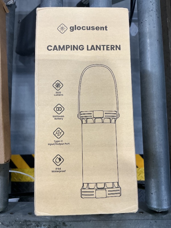 Photo 1 of Glocusent LED Rechargeable Camping Lantern - Green, 5000mAh